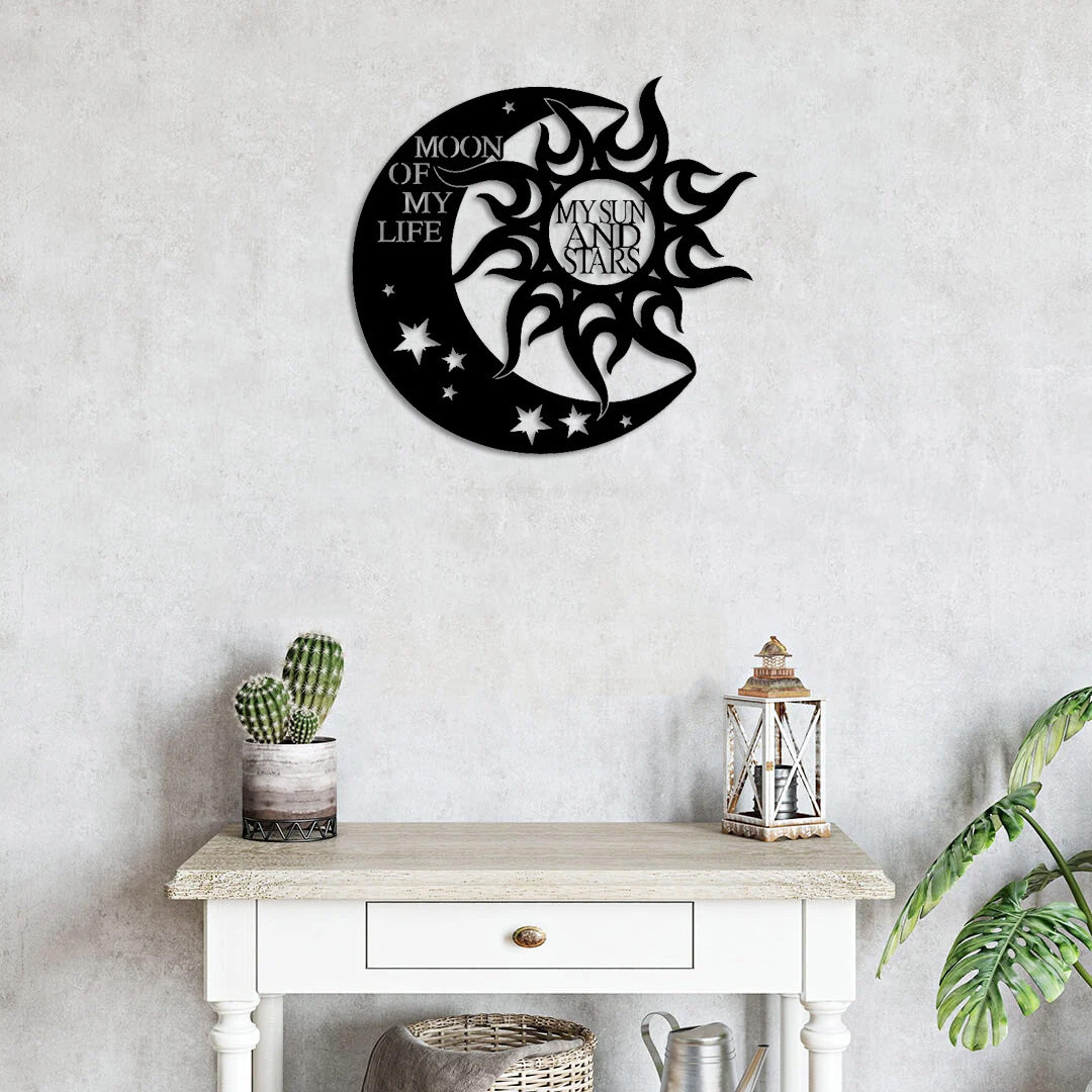 Moon Of My Life Metal Sign