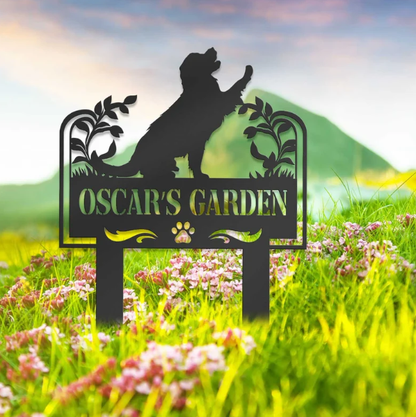 Custom Metal Pet Memorial Garden Sign