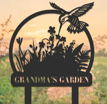 Metal Garden Sign