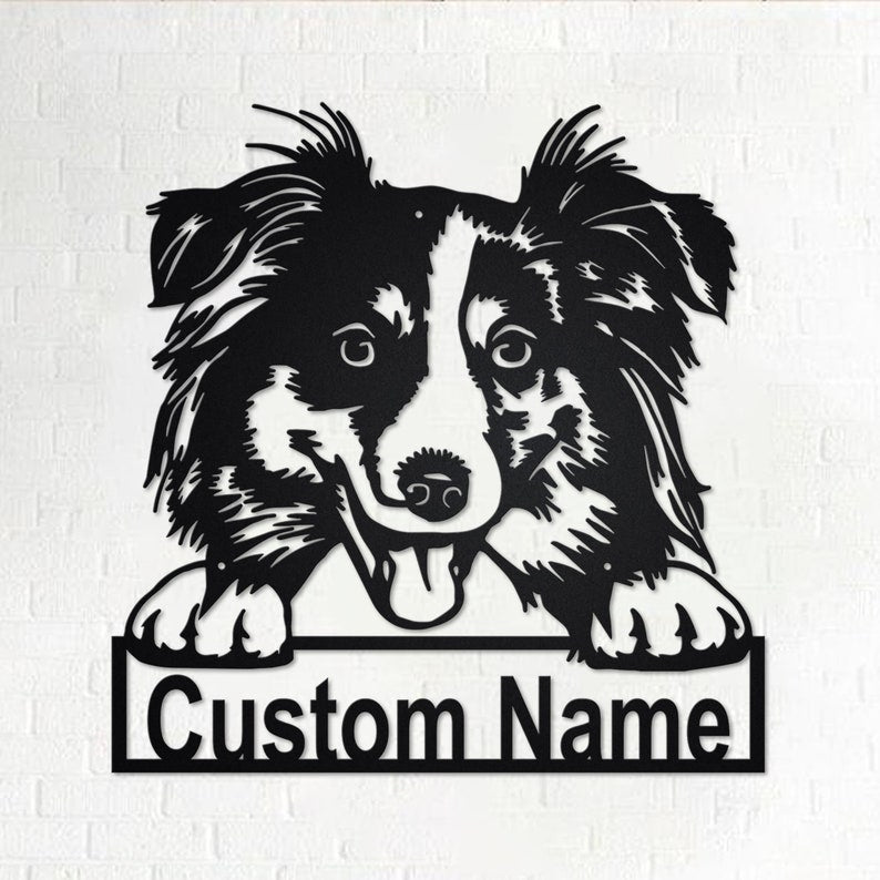 Choose Your Dog Monogram Metal Sign